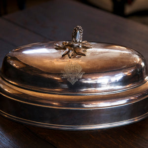 19th Century French Silver Plated Cloche