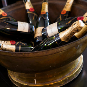 French Vintage Brass Bain Marie