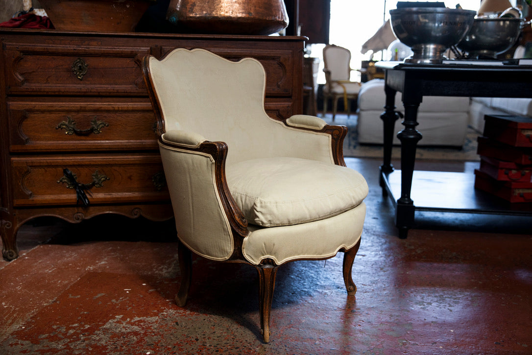 1930's French Oak Chair