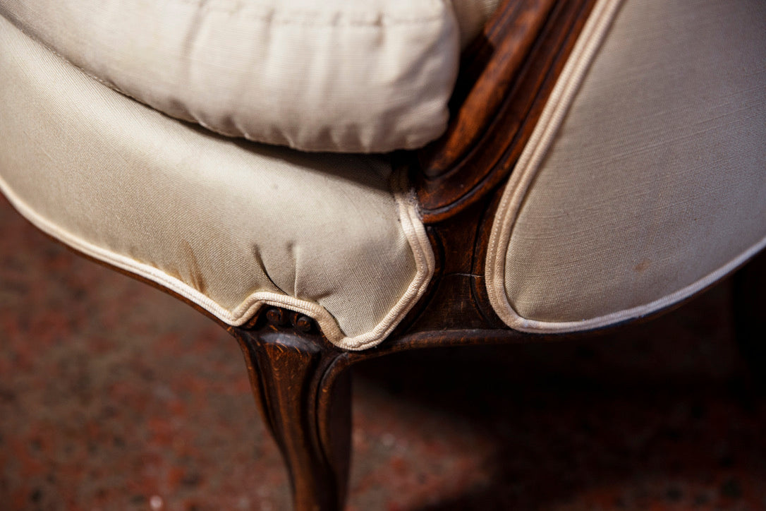 1930's French Oak Chair