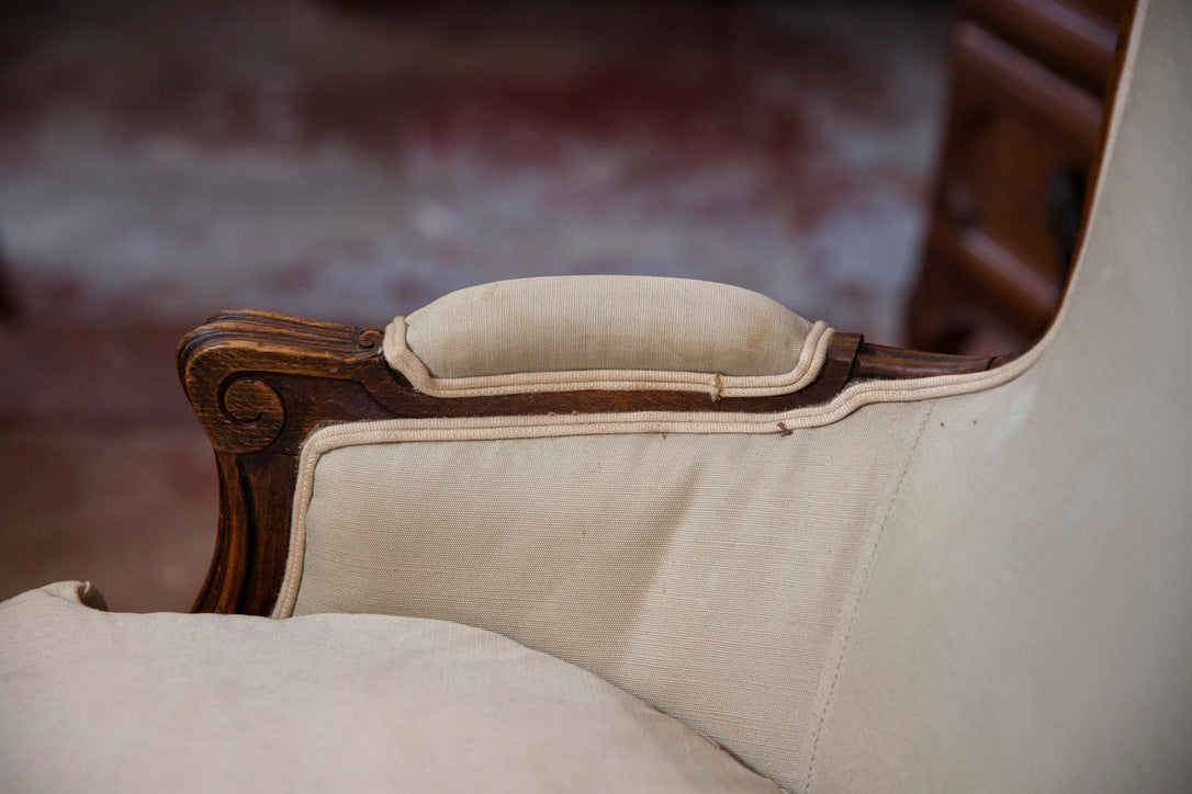 1930's French Oak Chair