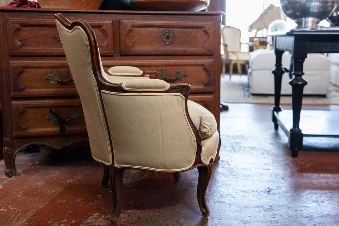 1930's French Oak Chair