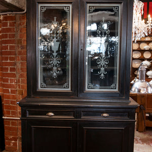 1920's French Bistro Dresser - Ebonised