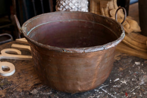 19th Century French Copper Cauldron- No 4