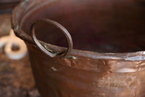 19th Century French Copper Cauldron- No 4