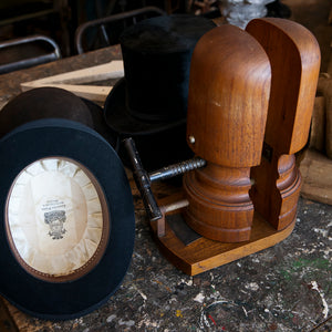 Vintage Wooden French Hat Makers Stretching Block
