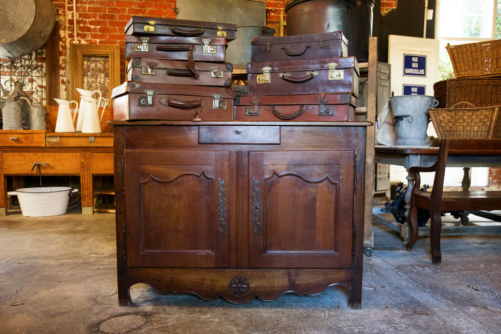 19th Century French Oak & Cherrywood Cupboard