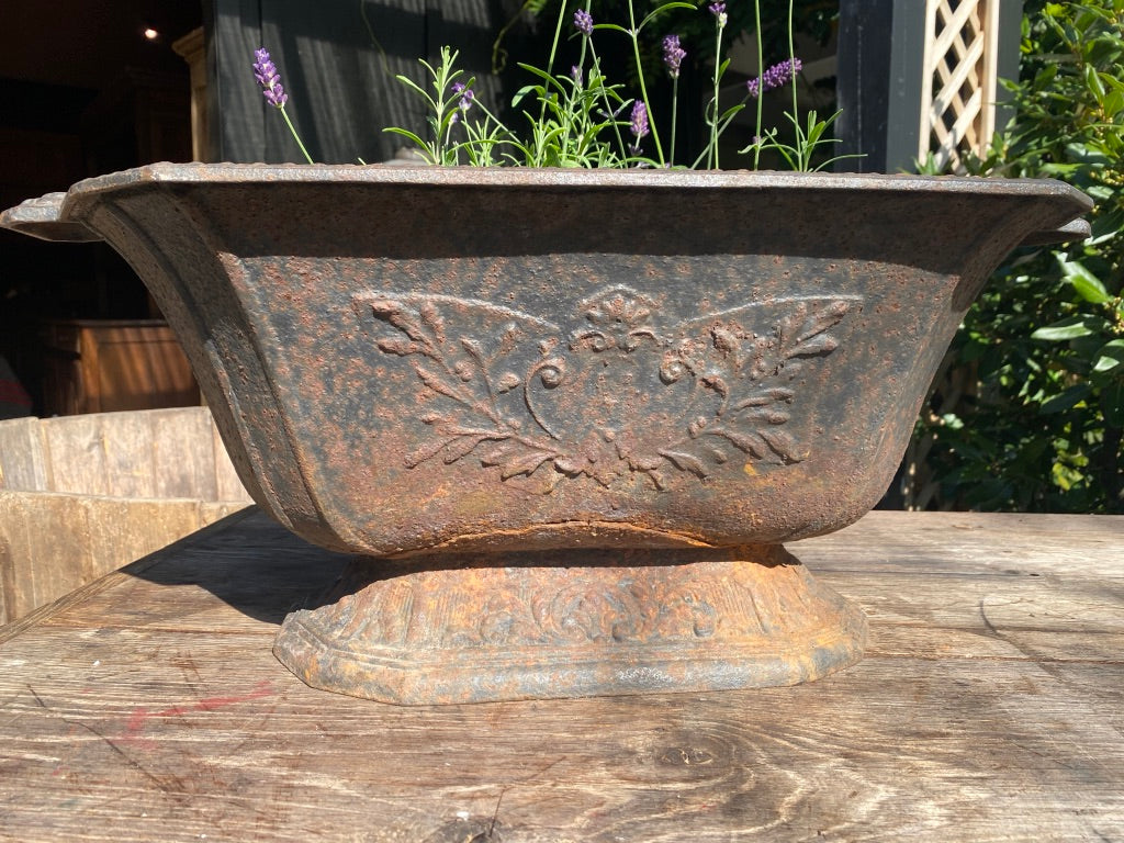 Antique French cast iron Planter - No 5