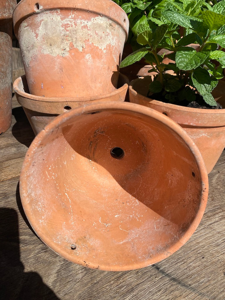 Vintage French Terracotta Pots