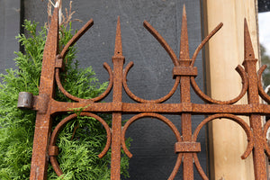 19th Century French Iron Gates - Rust Patina Large