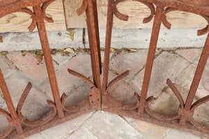 19th Century French Iron Gates - Rust Patina Large