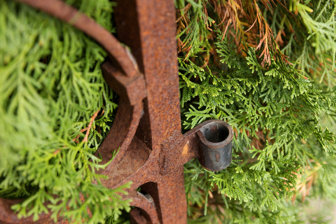 19th Century French Iron Gates - Rust Patina Large