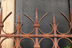 19th Century French Iron Gates - Rust Patina Large