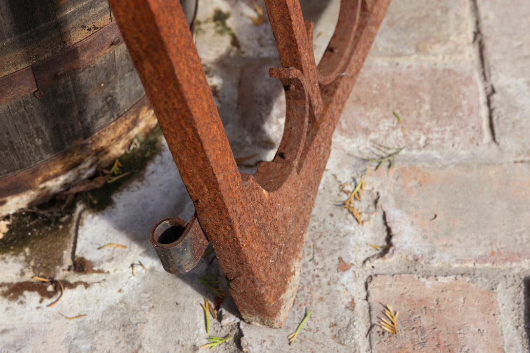 19th Century French Iron Gates - Rust Patina Medium