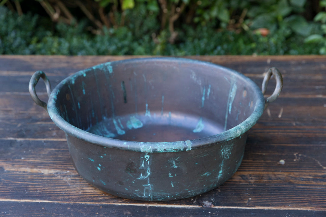 Vintage French Copper - Green Patina