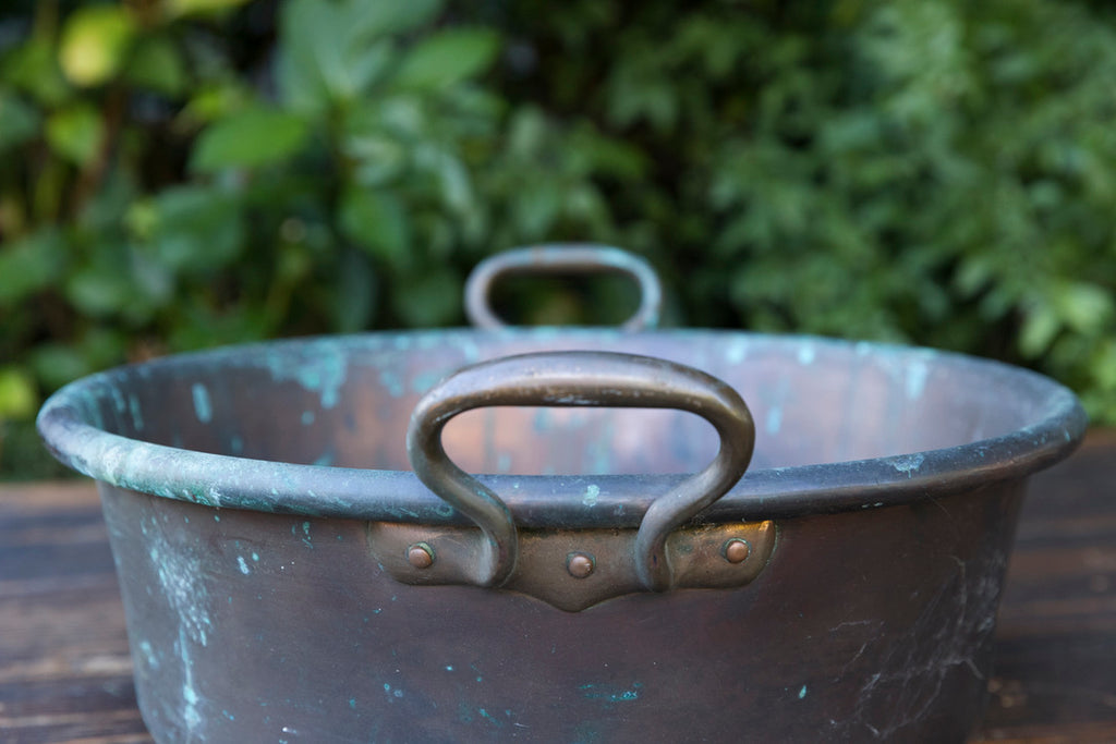 Vintage French Copper - Green Patina