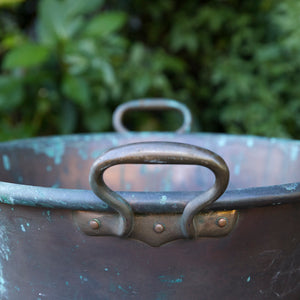 Vintage French Copper - Green Patina