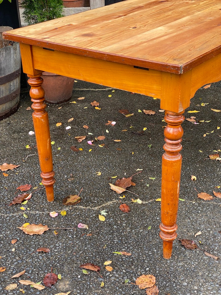 French Wooden Kitchen Table