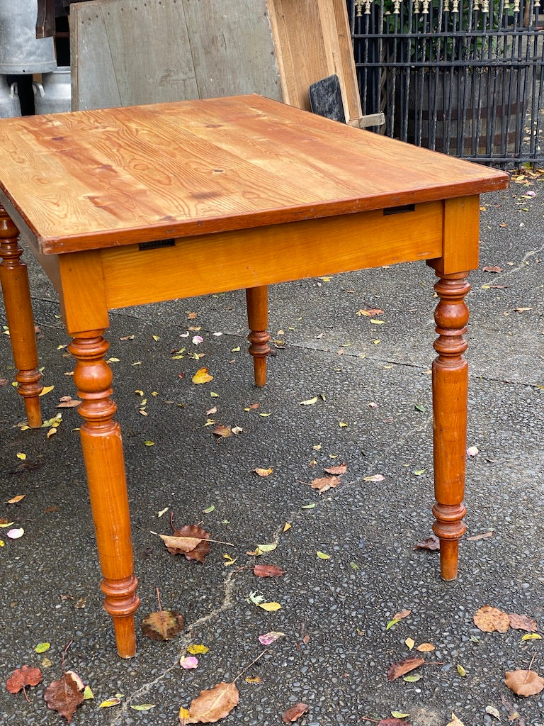 French Wooden Kitchen Table