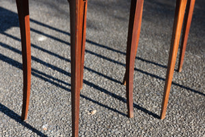 French Rosewood Inlay Bedside Tables