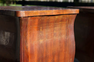 French Rosewood Inlay Bedside Tables