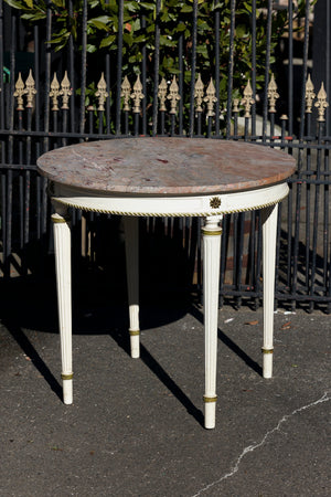 French Parlour Table - Marble Top