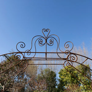 French Wrought Iron Garden Arch