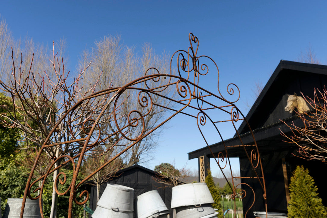 French Wrought Iron Garden Arch