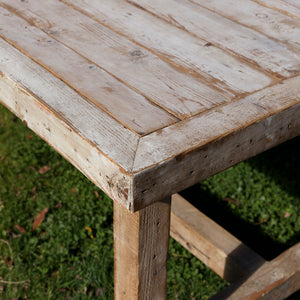 Huge French Pine Farmhouse Kitchen Table
