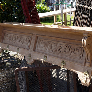 Bleached Oak Coat Rack