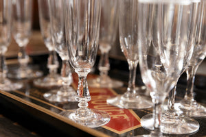 French Crystal Flute Glasses