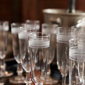 French Crystal Flute Glasses
