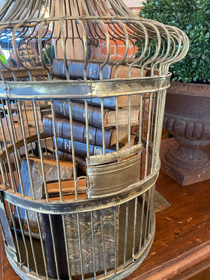 1930's French Brass Birdcage