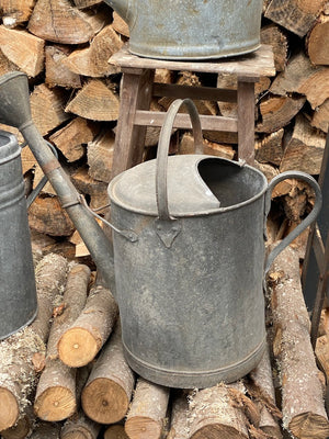 Original Antique French & Belgium Zinc Watering Cans