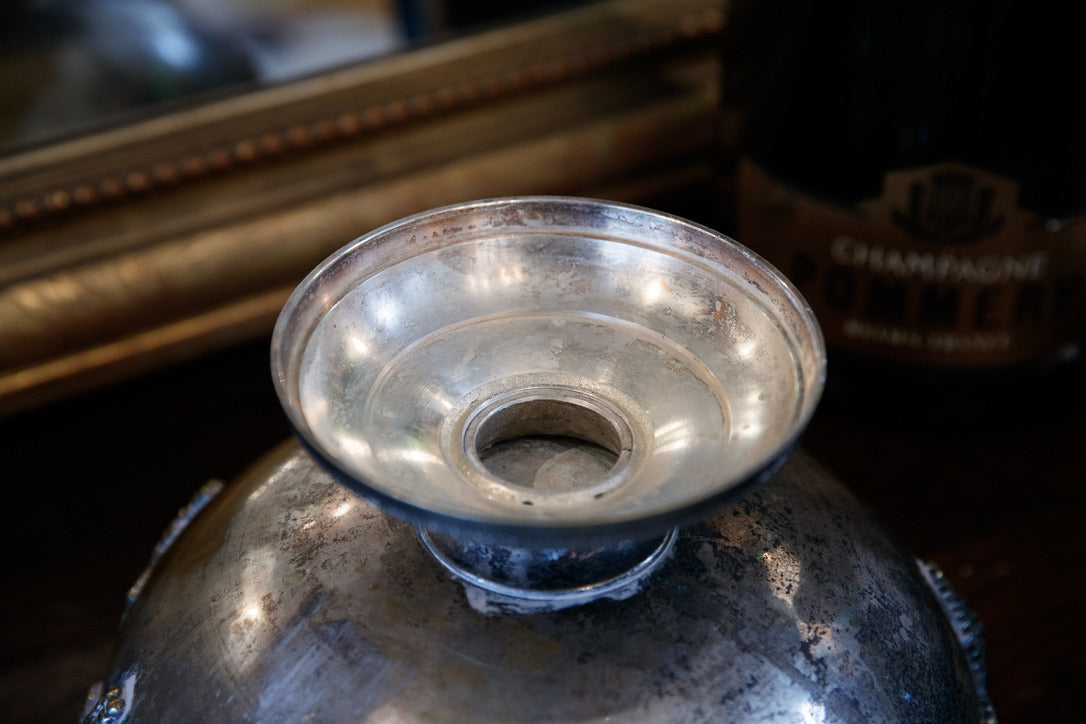 19th Century French Champagne Bucket - Grape Detail