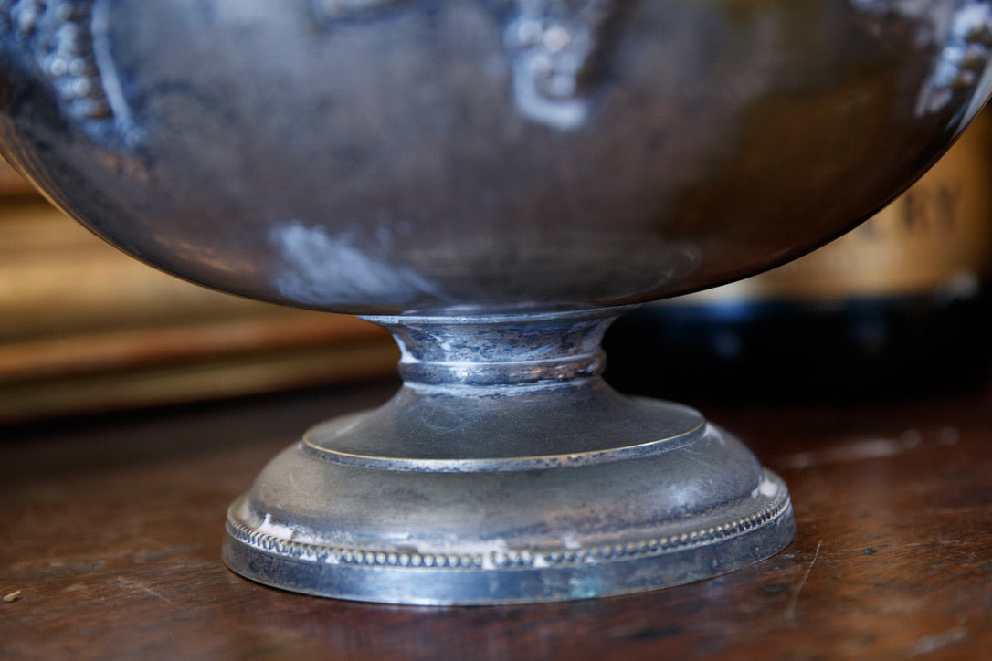 19th Century French Champagne Bucket - Grape Detail