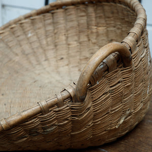 Vintage French Wheat Harvest Basket