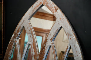 French Arched Chapel Window Mirror