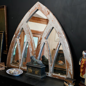 French Arched Chapel Window Mirror
