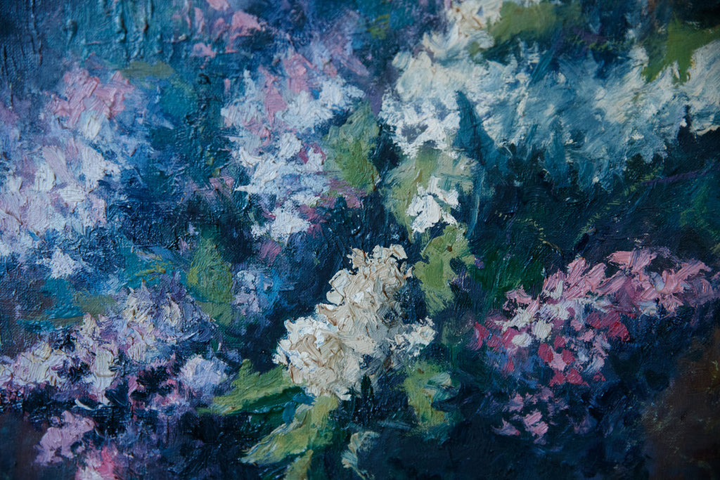 French Oil Canvas Lilac