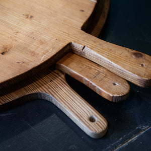 Antique French Large Round Bread Boards