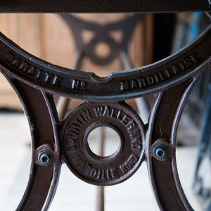 French Industrial Steel Table