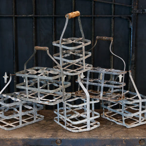 Vintage French Bottle Carriers