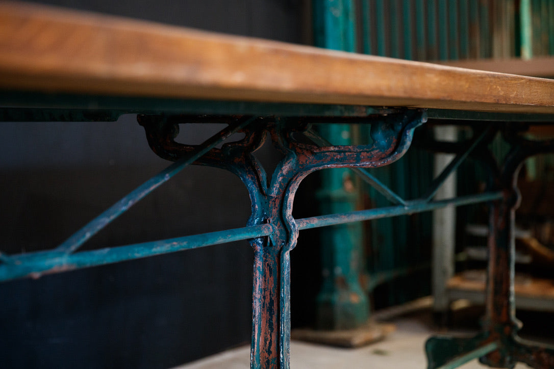 French Bistro Table - Green Patina