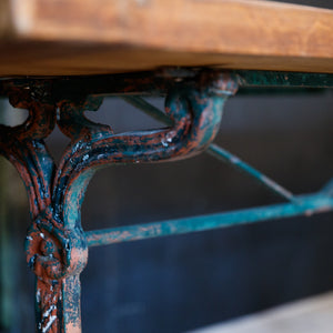 French Bistro Table - Green Patina