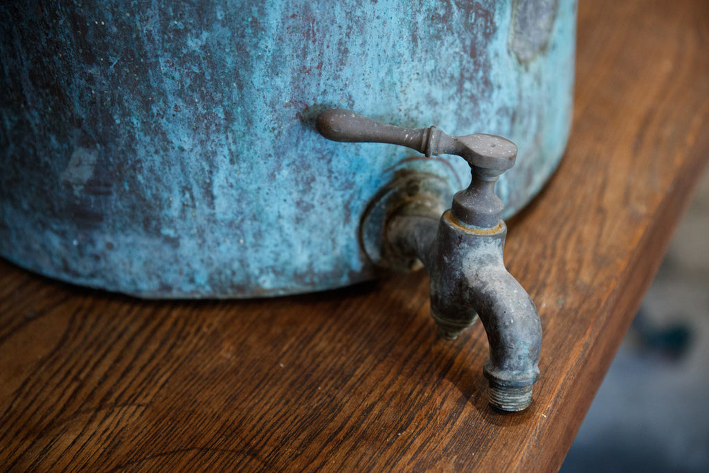 Vintage French Copper Distiller Urn