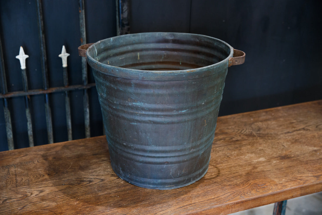Large French Copper Bucket