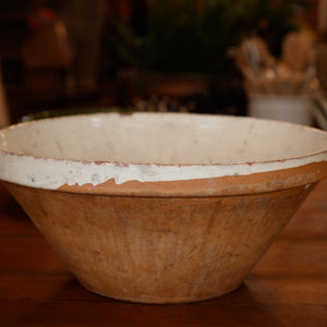 Large Antique French Tian /Confit Bowl - No 2