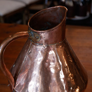 Polished French Copper Vineyard Jug