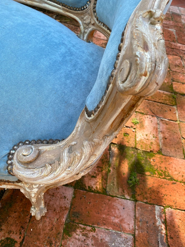 19th Century French Petite Sofa - Love Seat